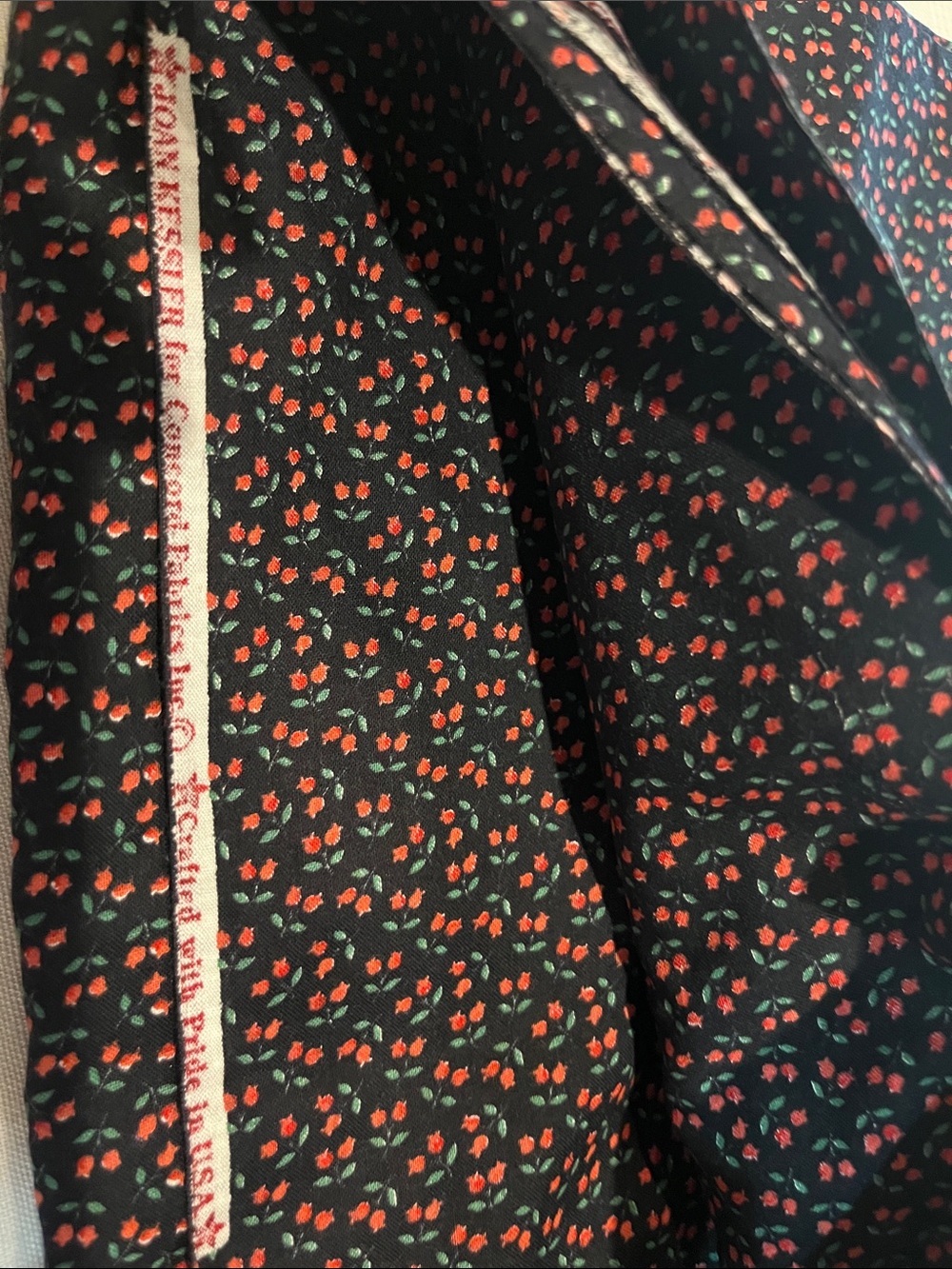 Vintage Joan Kessler for Concord Fabrics 4 1/3 yards - Picture 3 of 5